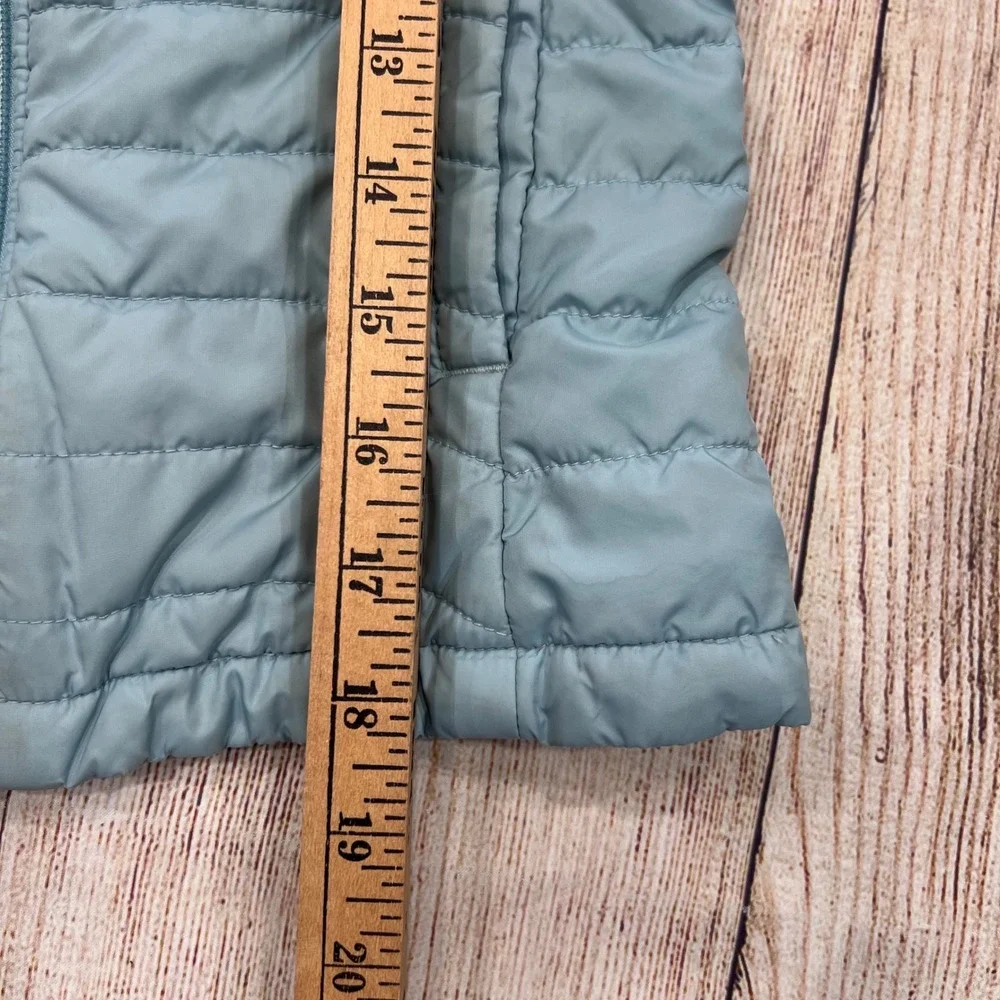 Columbia Jacket Light Blue Quilted Full Zip Puffer Size 6/6x